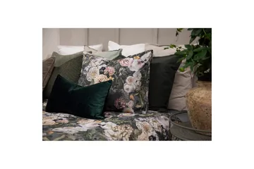 Dynetrekksett Dobbeltseng 3-Dels Abigail Grønn - Borganäs of Sweden - Tekstiler & tepper - Sengetøy - Sengesett