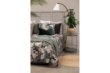 Dynetrekksett Dobbeltseng 3-Dels Abigail Grønn - Borganäs - Tekstiler & tepper - Sengetøy - Sengesett