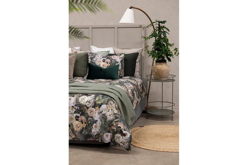 Dynetrekksett Dobbeltseng 3-Dels Abigail Grønn - Borganäs - Tekstiler & tepper - Sengetøy - Sengesett