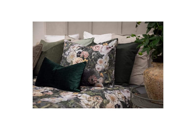 Dynetrekksett Dobbeltseng 3-Dels Abigail Grønn - Borganäs - Tekstiler & tepper - Sengetøy - Sengesett