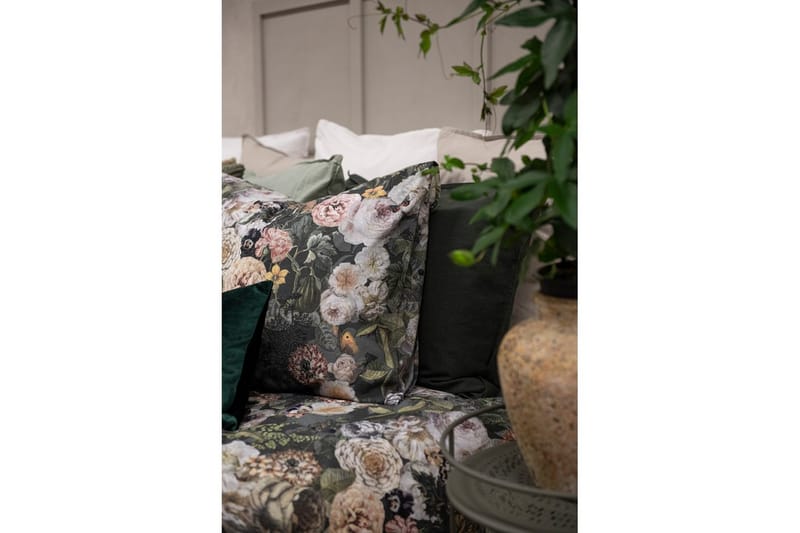 Dynetrekksett Dobbeltseng 3-Dels Abigail Grønn - Borganäs - Tekstiler & tepper - Sengetøy - Sengesett