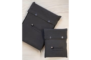 Dynetrekksett Dobbeltseng 3-Dels Percale - Grå - Tekstiler & tepper - Sengetøy - Sengesett