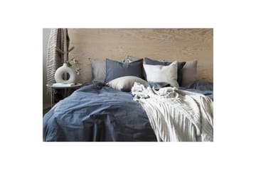 Dynetrekksett Dobbeltseng 3-Dels Percale - Blå - Tekstiler & tepper - Sengetøy - Sengesett