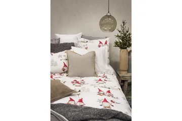 Dynetrekksett dobbeltseng Frosty Christmas 212x220 cm - Hvit - Tekstiler & tepper - Sengetøy