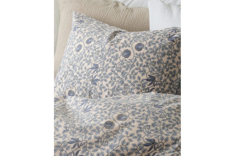 Dynetrekksett Enkeltseng 2-Delers Botanique - Blå - Tekstiler & tepper - Sengetøy