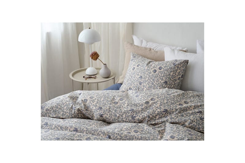 Dynetrekksett Enkeltseng 2-Delers Botanique - Blå - Tekstiler & tepper - Sengetøy