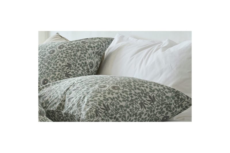Dynetrekksett Enkeltseng 2-Delers Botanique - Grønn - Tekstiler & tepper - Sengetøy