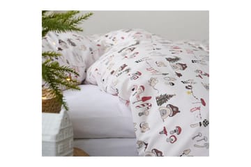 Dynetrekksett Enkeltseng 2-Delers Fingal Jul Hvit - Hvit - Tekstiler & tepper - Sengetøy