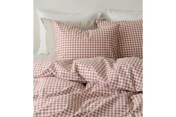 Dynetrekksett Enkeltseng 2-Delers Märta Ruta - Brun - Tekstiler & tepper - Sengetøy