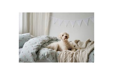 Dynetrekksett Enkeltseng 2-Delers Plingeling Grønn - Grønn - Tekstiler & tepper - Sengetøy