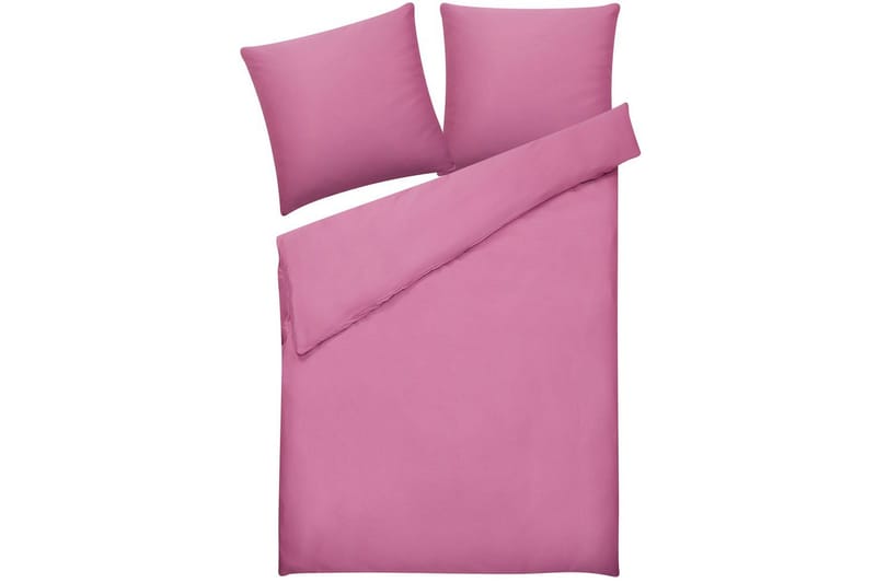 Dynetrekksett Harmonridge Rosa, 220x155 cm - Rosa, 220x155 cm - Tekstiler & tepper - Sengetøy - Sengesett
