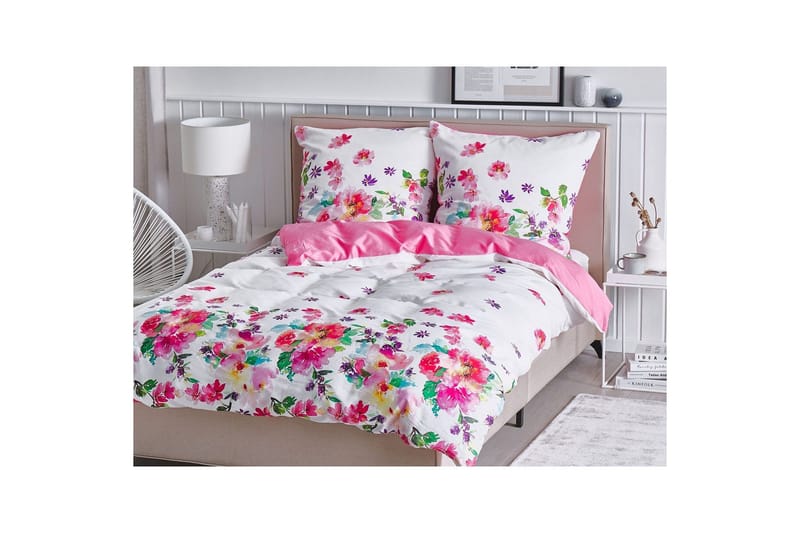 Dynetrekksett Larynhill 220x155 cm - 220x155 cm - Tekstiler & tepper - Sengetøy - Sengesett