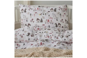 Dynetrekksett til Sprinkelseng 2-delt Fingal Jul Hvit - Hvit - Tekstiler & tepper - Sengetøy