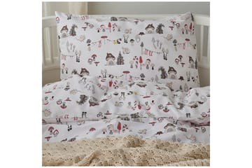 Dynetrekksett til Sprinkelseng 2-delt Fingal Jul Hvit - Hvit - Tekstiler & tepper - Sengetøy