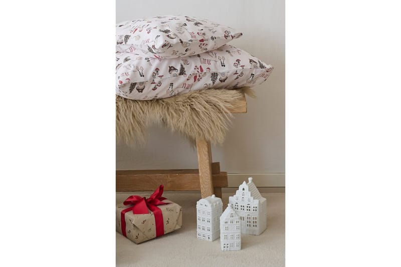 Dynetrekksett til Sprinkelseng 2-delt Fingal Jul Hvit - Hvit - Tekstiler & tepper - Sengetøy