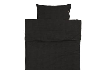 Eden Sengetøysett 150x210, 50x60 cm - Svart - Tekstiler & tepper - Sengetøy - Sengesett