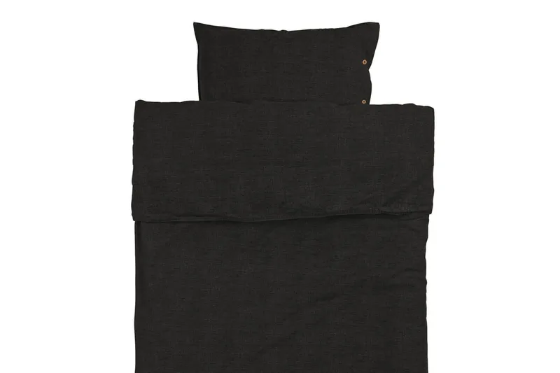 Eden Sengetøysett 220x210, 50x60 cm, Svart