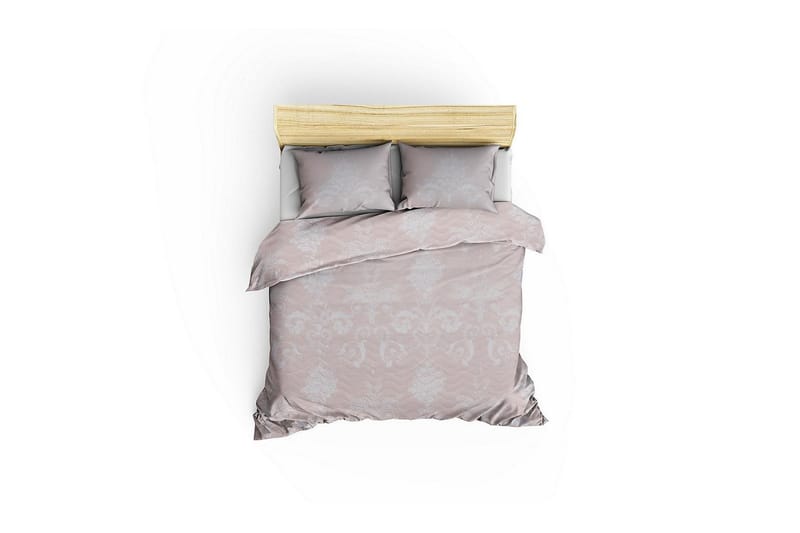 EnLora Home Sengeteppe Dobbelt 200x220+2 Putetrekk - Beige/Hvit - Tekstiler & tepper - Sengetøy - Sengesett