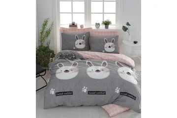 Eponj Home Sengesett - Grå - Tekstiler & tepper - Sengetøy - Sengesett