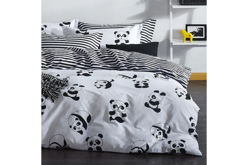 Eponj Home Sengesett - Svart - Tekstiler & tepper - Sengetøy - Sengesett