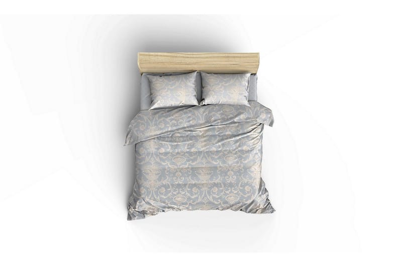 Eponj Home Sengeteppe Dobbelt 200x235+Laken+2 Putetrekk - Blå/Hvit - Tekstiler & tepper - Sengetøy - Sengesett