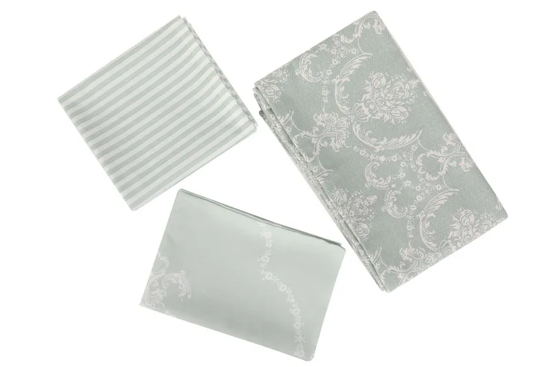 Eponj Home Sengeteppe, Grønn/Hvit