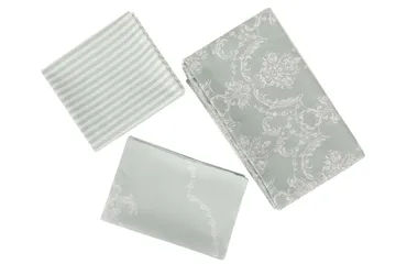 Eponj Home Sengeteppe - Grønn/Hvit - Tekstiler & tepper - Sengetøy