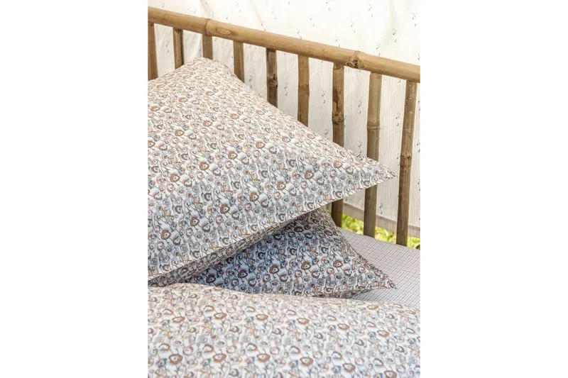 Faye Sengesett 220x230 cm Sateng Dusty Orange - Borås Cotton - Tekstiler & tepper - Sengetøy - Sengesett - Dynetrekksett dobbeltseng