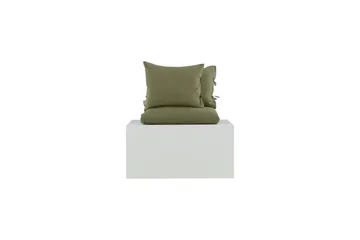 Jenna sengesett 2-delt 220x240/50x60 cm - Grønn - Tekstiler & tepper - Sengetøy