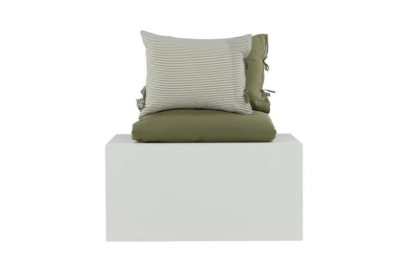 Jenna sengesett 2-delt 220x240/50x60 cm - Grønn - Tekstiler & tepper - Sengetøy
