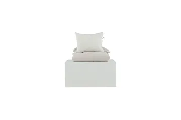 Jenna Sengetøysett 2-Deler 150x200/50x60 cm - Lysegrå - Tekstiler & tepper - Sengetøy