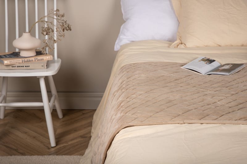 Jilly Sengeteppe 80x260 cm - Beige - Tekstiler & tepper - Sengetøy