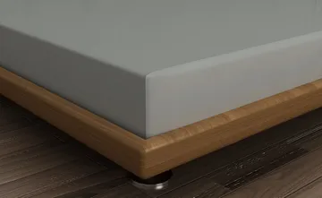 Merndric formsyd laken 140x190 cm - Mørkegrå - Tekstiler & tepper - Sengetøy - Laken - Dra på laken