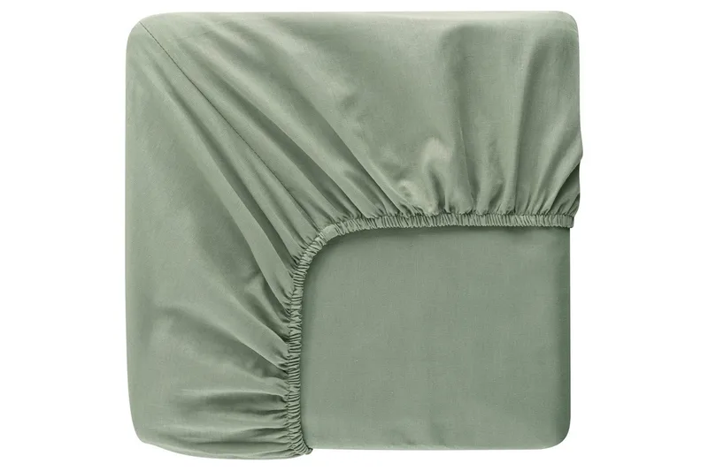 Laken med strikk Borganäs of Sweden, 160 x 200 cm, Grønn