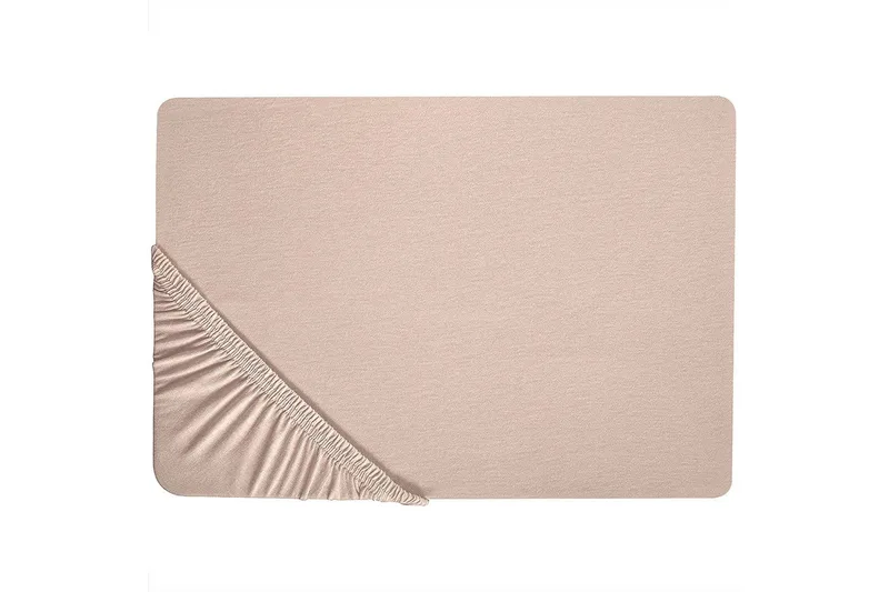 Laken med strikk Hofuf Beige, 140x200 cm, Beige, 140x200 cm