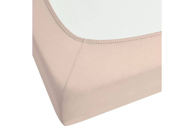 Laken med strikk Hofuf Beige, 180x200 cm - Beige, 180x200 cm - Tekstiler & tepper - Sengetøy - Laken - Dra på laken