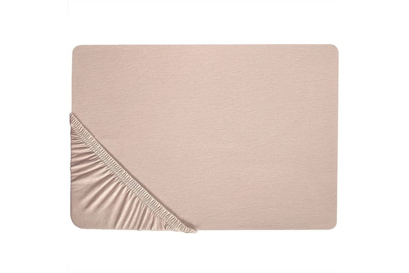 Laken med strikk Hofuf Beige, 200x200 cm - Beige, 200x200 cm - Tekstiler & tepper - Sengetøy - Laken - Dra på laken
