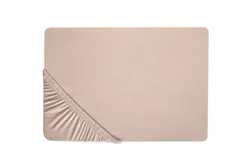 Laken med strikk Hofuf Beige, 90x200 cm