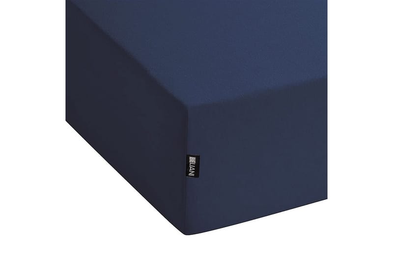 Laken med strikk Hofuf Blå, 180x200 cm - Blå, 180x200 cm - Tekstiler & tepper - Sengetøy - Laken - Dra på laken