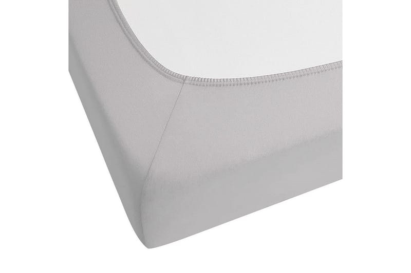 Laken med strikk Hofuf Grå, 140x200 cm - Grå, 140x200 cm - Tekstiler & tepper - Sengetøy - Laken - Dra på laken