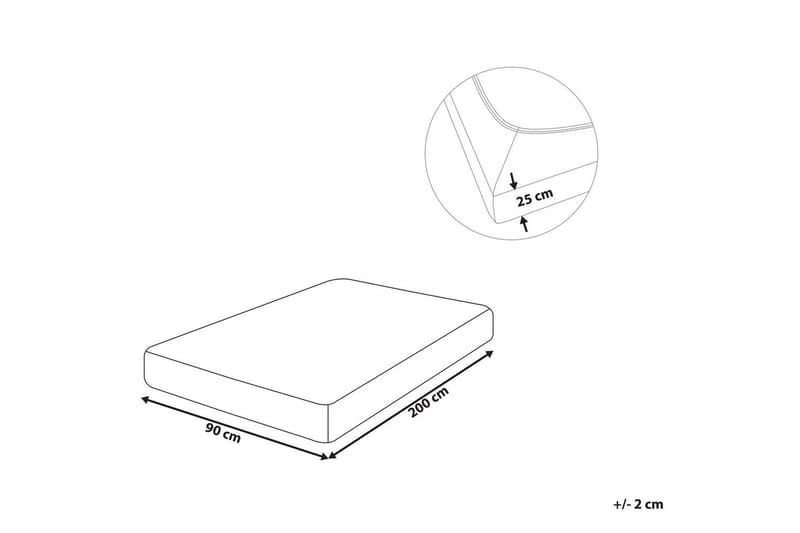 Laken med strikk Hofuf Grå, 90x200 cm - Grå, 90x200 cm - Tekstiler & tepper - Sengetøy - Laken - Dra på laken