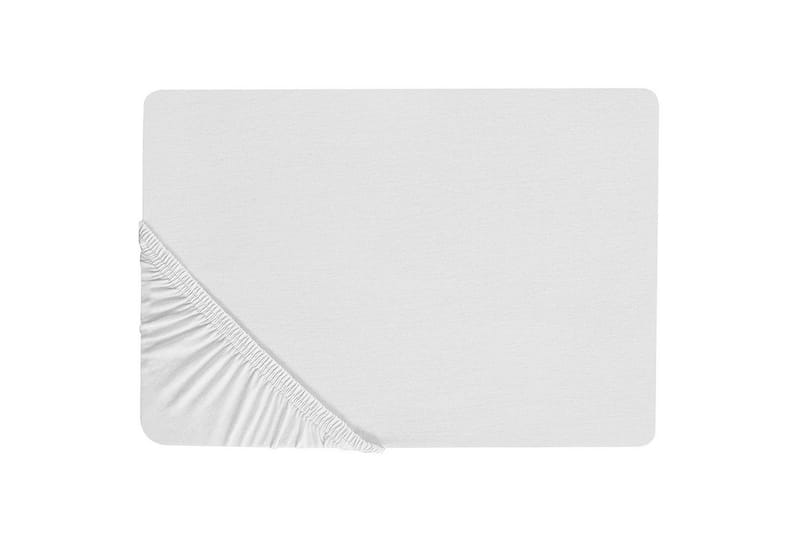 Laken med strikk Hofuf Hvit, 140x200 cm - Hvit, 140x200 cm - Tekstiler & tepper - Sengetøy - Laken - Dra på laken