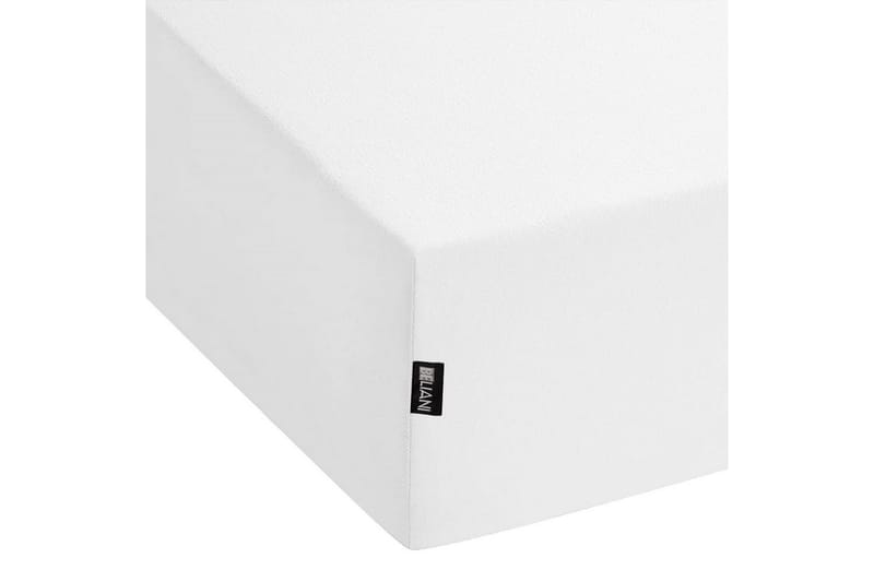 Laken med strikk Hofuf Hvit, 140x200 cm - Hvit, 140x200 cm - Tekstiler & tepper - Sengetøy - Laken - Dra på laken