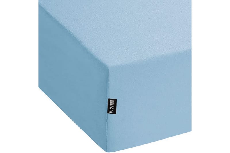 Laken med strikk Hofuf Lys blå, 180x200 cm - Lys blå, 180x200 cm - Tekstiler & tepper - Sengetøy - Laken - Dra på laken