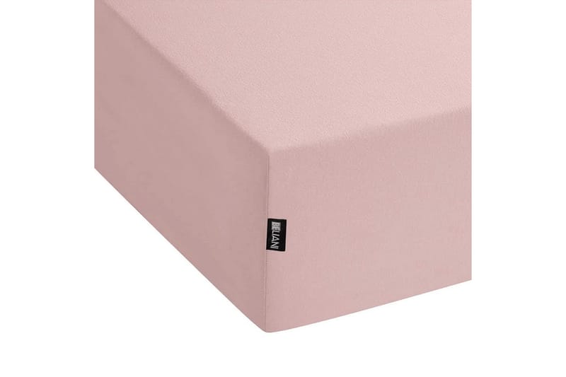 Laken med strikk Hofuf Rosa, 160x200 cm - Rosa, 160x200 cm - Tekstiler & tepper - Sengetøy - Laken - Dra på laken