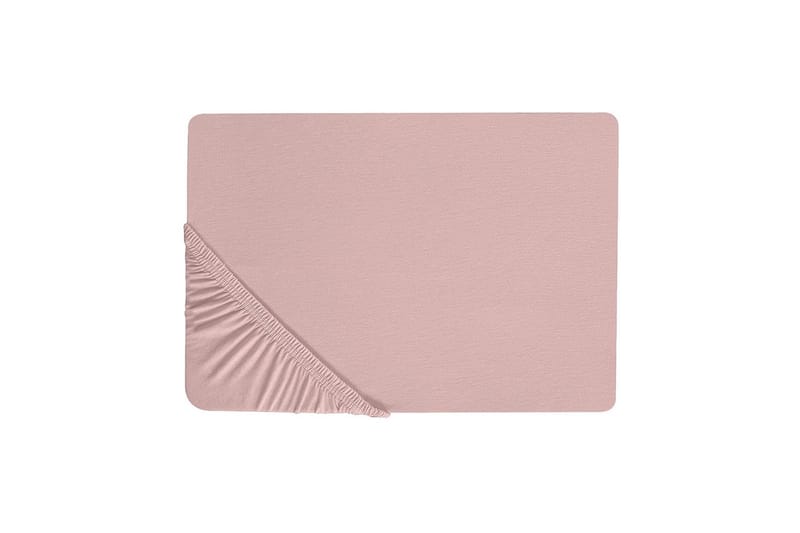 Laken med strikk Hofuf Rosa, 180x200 cm - Rosa, 180x200 cm - Tekstiler & tepper - Sengetøy - Laken - Dra på laken