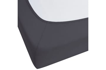 Laken med strikk Hofuf Svart, 160x200 cm - Svart, 160x200 cm - Tekstiler & tepper - Sengetøy - Laken - Dra på laken