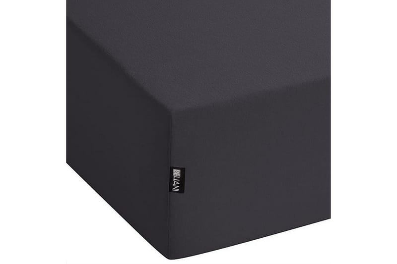 Laken med strikk Hofuf Svart, 200x200 cm - Svart, 200x200 cm - Tekstiler & tepper - Sengetøy - Laken - Dra på laken