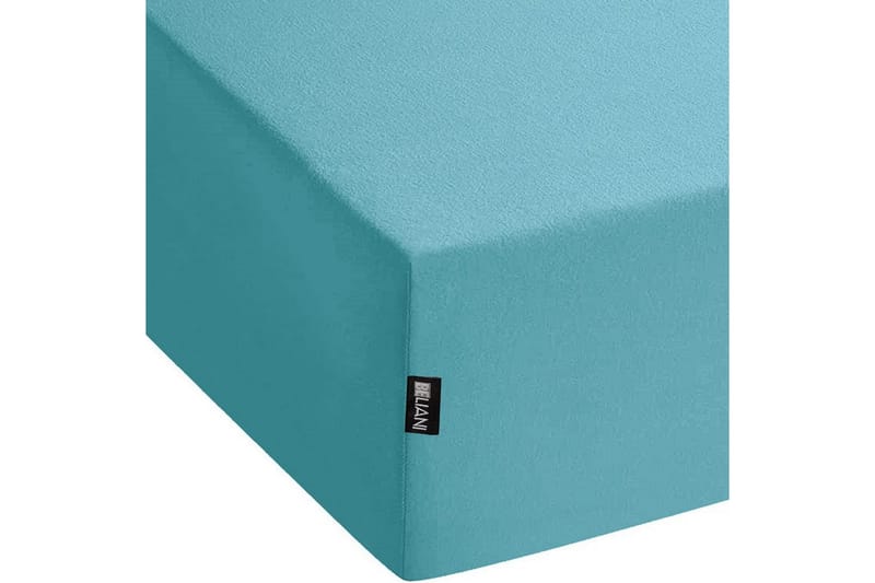Laken med strikk Hofuf Turkis, 160x200 cm - Turkis, 160x200 cm - Tekstiler & tepper - Sengetøy - Laken - Dra på laken