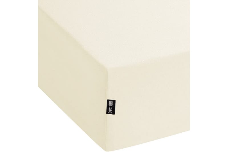 Laken med strikk Janbu Beige, 180x200 cm - Beige, 180x200 cm - Tekstiler & tepper - Sengetøy - Laken - Dra på laken